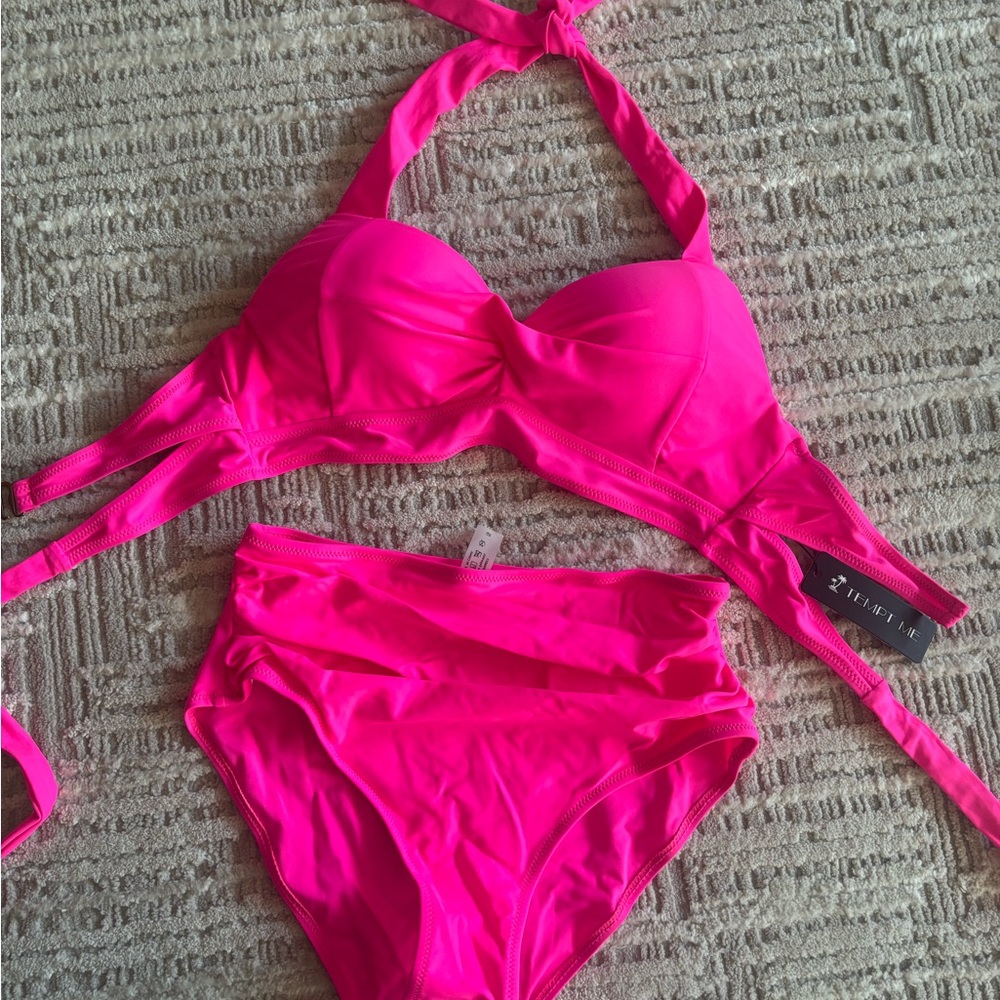 ZAFUL Hot Pink Bikini Set